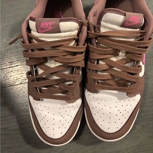 Nike Women's Shoes in Pink and Brown
